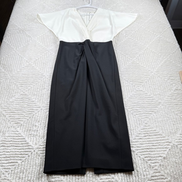 Ted Baker London Dresses & Skirts - Ted Baker London Dress 3 NWT Black White Bodycon Midi Party Cocktail Date Event